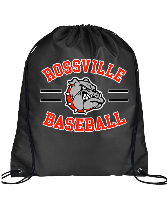 Rossville Dawgs 9U Baseball Curve - Drawstring Bag