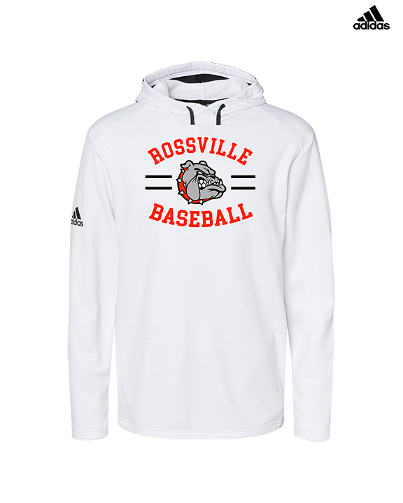Rossville Dawgs 9U Baseball Curve - Mens Adidas Hoodie