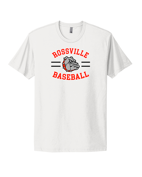 Rossville Dawgs 9U Baseball Curve - Mens Select Cotton T-Shirt
