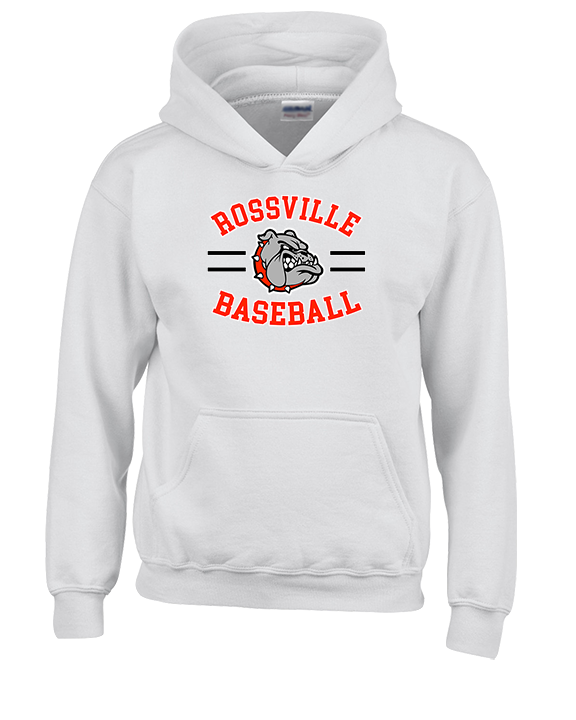 Rossville Dawgs 9U Baseball Curve - Unisex Hoodie