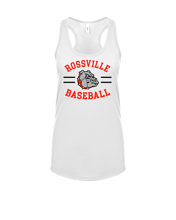Rossville Dawgs 9U Baseball Curve - Womens Tank Top