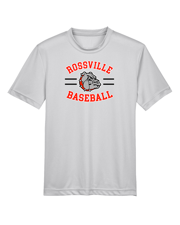 Rossville Dawgs 9U Baseball Curve - Youth Performance Shirt