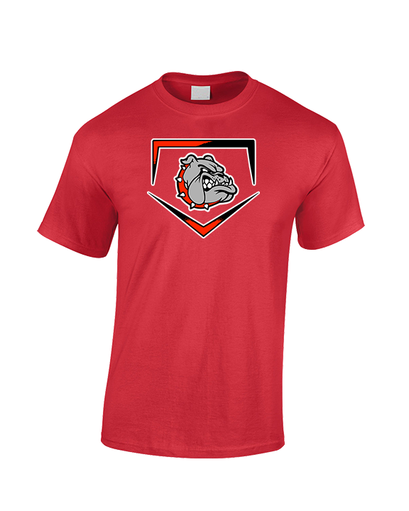 Rossville Dawgs 9U Baseball Plate - Cotton T-Shirt