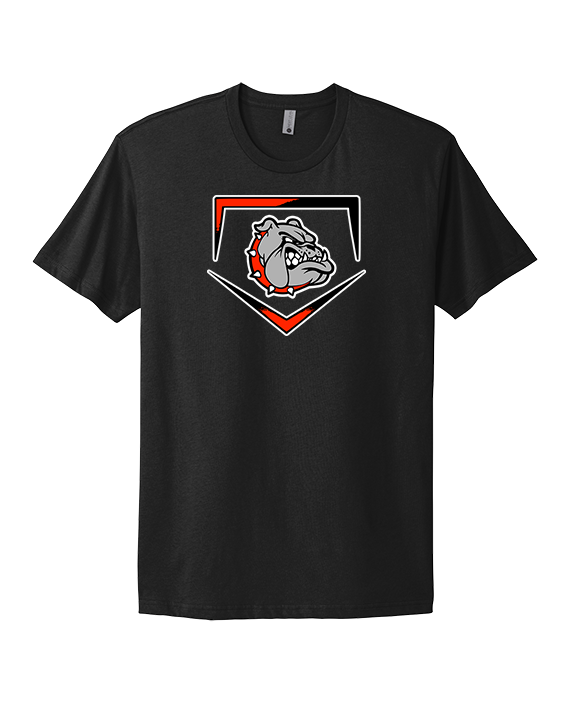 Rossville Dawgs 9U Baseball Plate - Mens Select Cotton T-Shirt