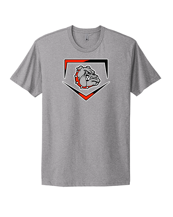 Rossville Dawgs 9U Baseball Plate - Mens Select Cotton T-Shirt