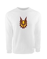 Rowan Club Wrestling Logo Owl Head - Crewneck Sweatshirt