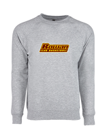Rowan University Basketball Text - Crewneck Sweatshirt