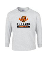 Rudyard HS Baseball Baseball - Cotton Longsleeve