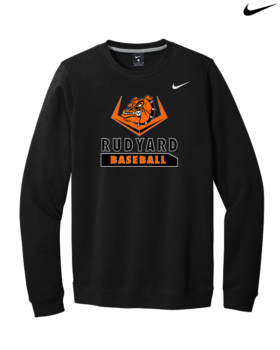 Rudyard HS Baseball Baseball - Mens Nike Crewneck