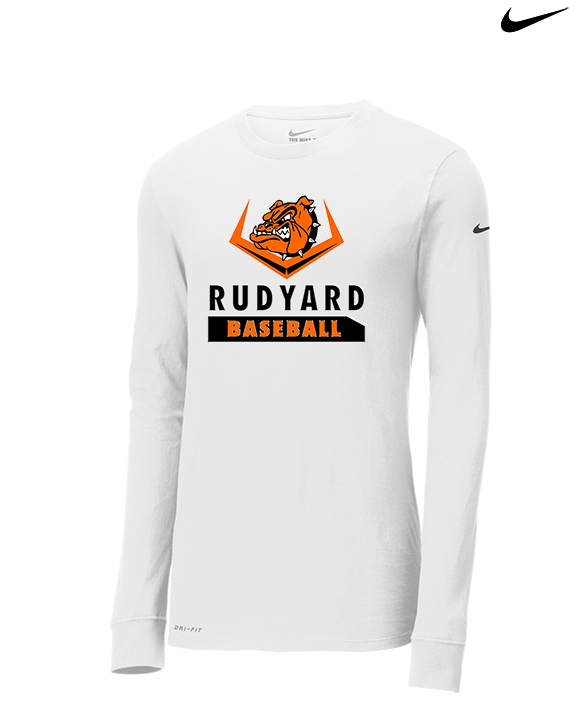 Rudyard HS Baseball Baseball - Mens Nike Longsleeve
