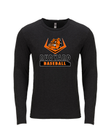 Rudyard HS Baseball Baseball - Tri-Blend Long Sleeve