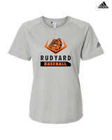 Rudyard HS Baseball Baseball - Womens Adidas Performance Shirt