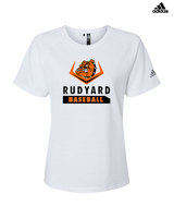 Rudyard HS Baseball Baseball - Womens Adidas Performance Shirt