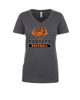 Rudyard HS Baseball Baseball - Womens V-Neck