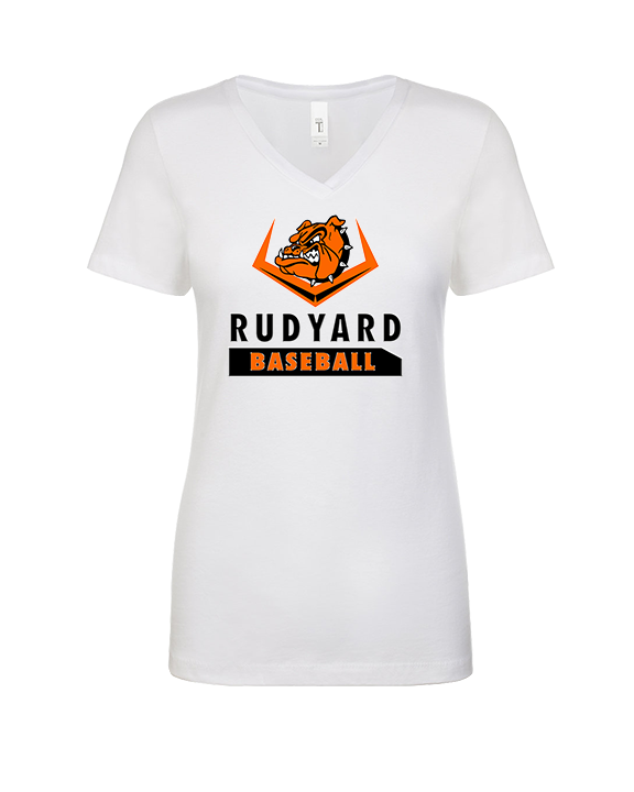 Rudyard HS Baseball Baseball - Womens V-Neck