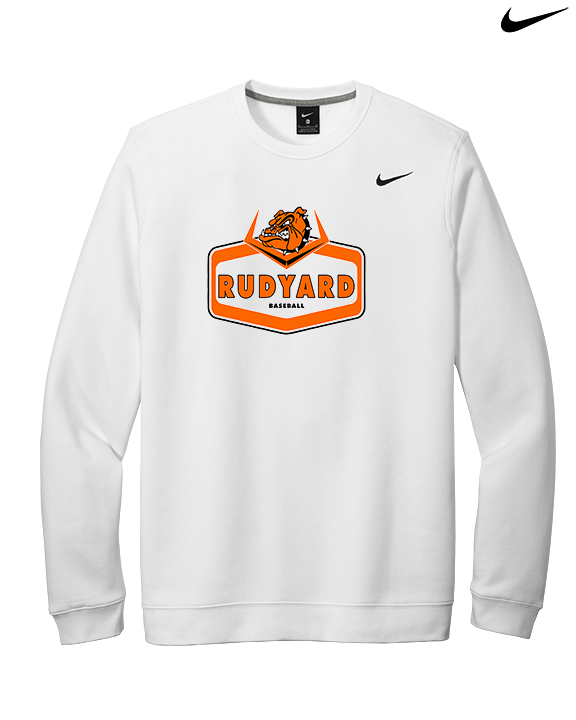 Rudyard HS Baseball Board - Mens Nike Crewneck