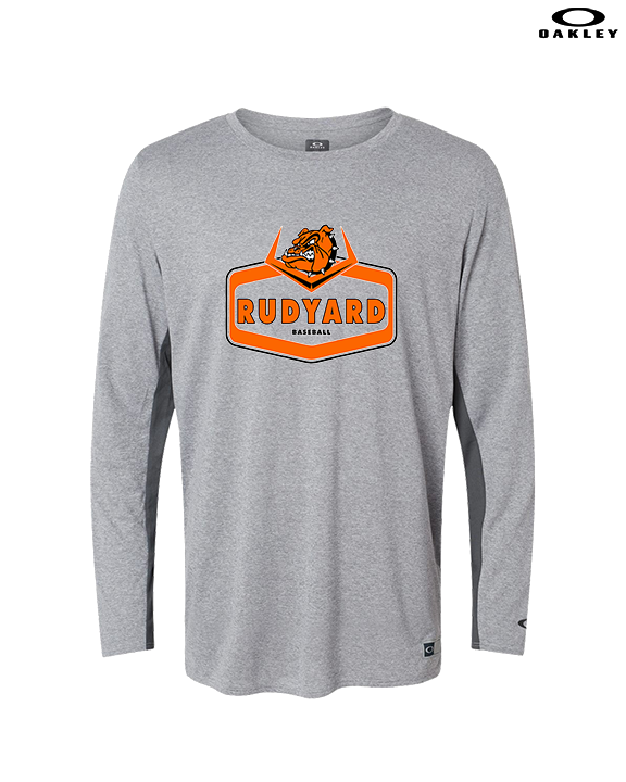 Rudyard HS Baseball Board - Mens Oakley Longsleeve