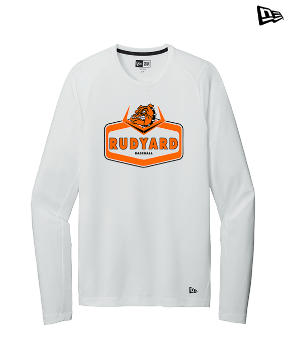 Rudyard HS Baseball Board - New Era Performance Long Sleeve