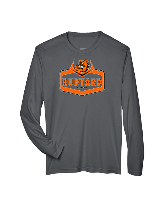 Rudyard HS Baseball Board - Performance Longsleeve