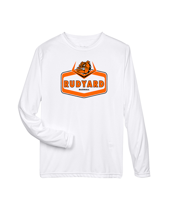 Rudyard HS Baseball Board - Performance Longsleeve