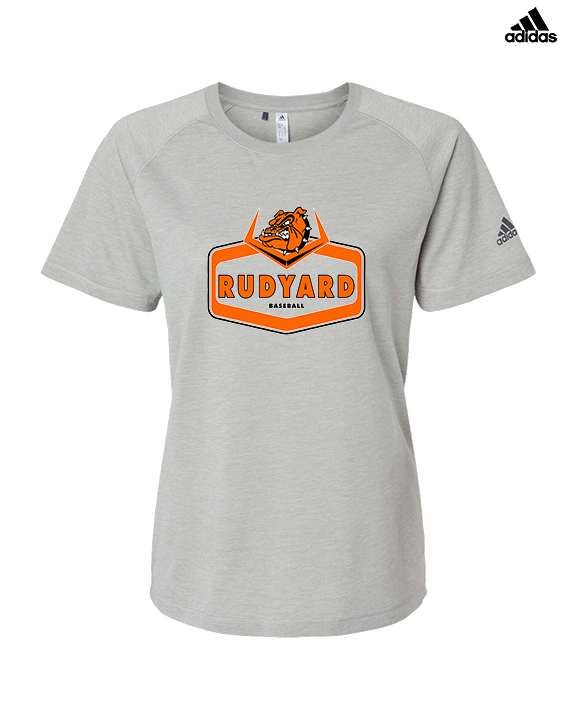 Rudyard HS Baseball Board - Womens Adidas Performance Shirt