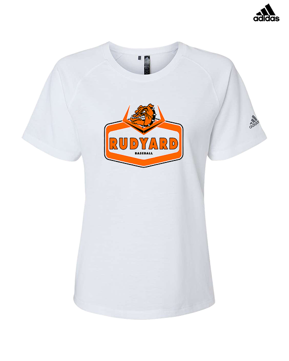 Rudyard HS Baseball Board - Womens Adidas Performance Shirt