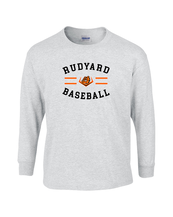 Rudyard HS Baseball Curve - Cotton Longsleeve