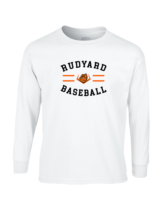 Rudyard HS Baseball Curve - Cotton Longsleeve