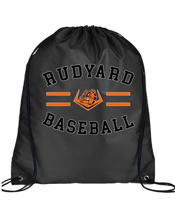 Rudyard HS Baseball Curve - Drawstring Bag