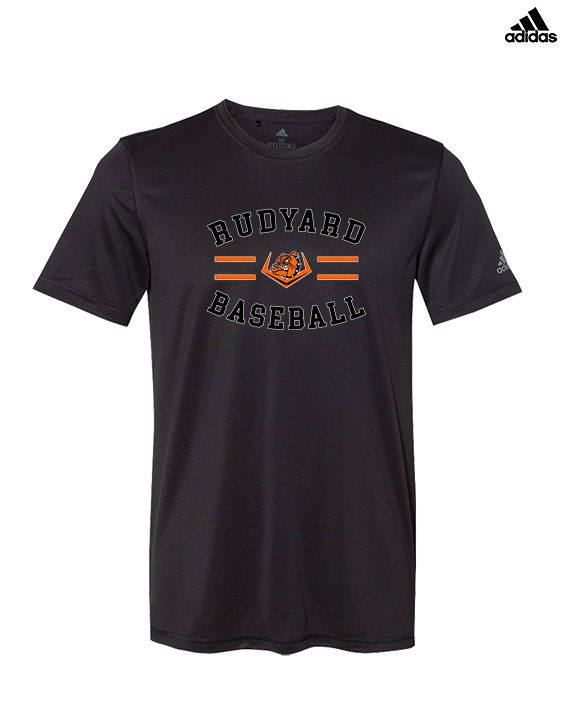 Rudyard HS Baseball Curve - Mens Adidas Performance Shirt