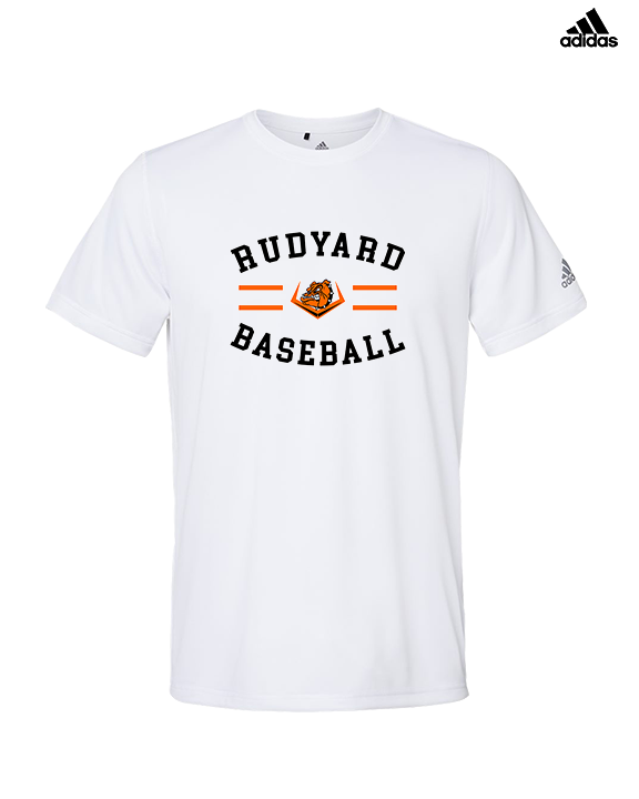 Rudyard HS Baseball Curve - Mens Adidas Performance Shirt