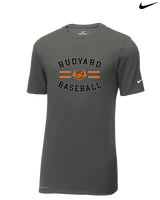 Rudyard HS Baseball Curve - Mens Nike Cotton Poly Tee