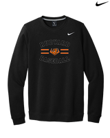 Rudyard HS Baseball Curve - Mens Nike Crewneck