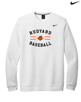 Rudyard HS Baseball Curve - Mens Nike Crewneck