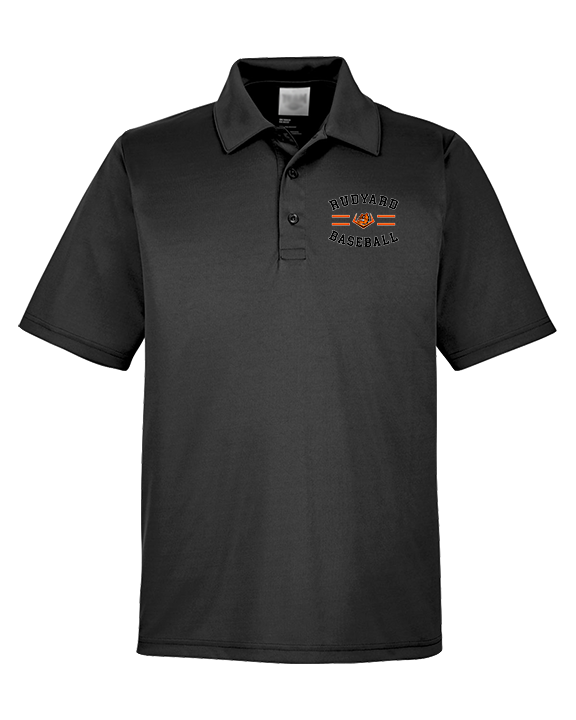 Rudyard HS Baseball Curve - Mens Polo