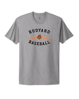Rudyard HS Baseball Curve - Mens Select Cotton T-Shirt