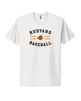 Rudyard HS Baseball Curve - Mens Select Cotton T-Shirt