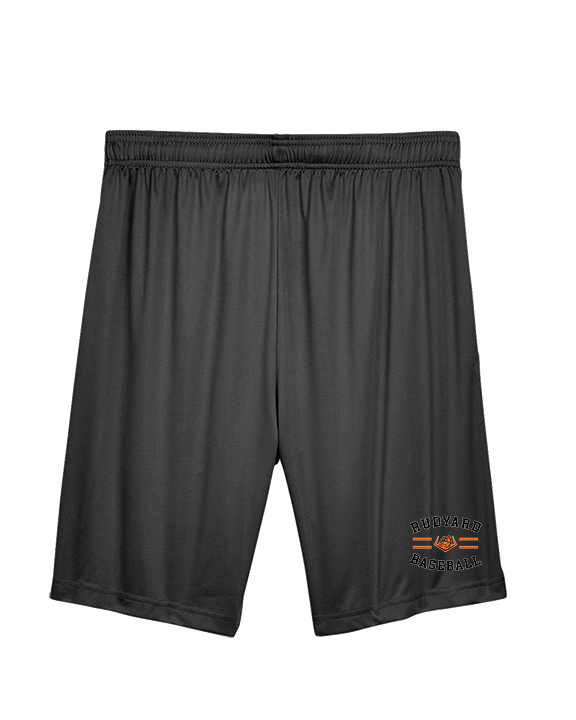 Rudyard HS Baseball Curve - Mens Training Shorts with Pockets