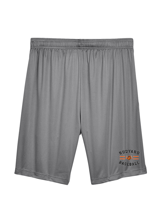 Rudyard HS Baseball Curve - Mens Training Shorts with Pockets