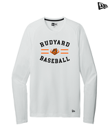 Rudyard HS Baseball Curve - New Era Performance Long Sleeve