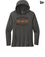 Rudyard HS Baseball Curve - New Era Tri-Blend Hoodie