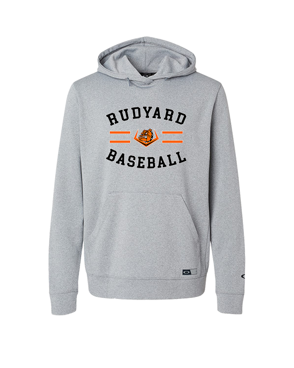 Rudyard HS Baseball Curve - Oakley Performance Hoodie