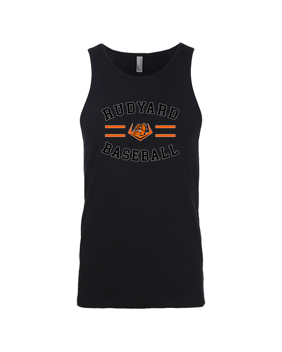 Rudyard HS Baseball Curve - Tank Top