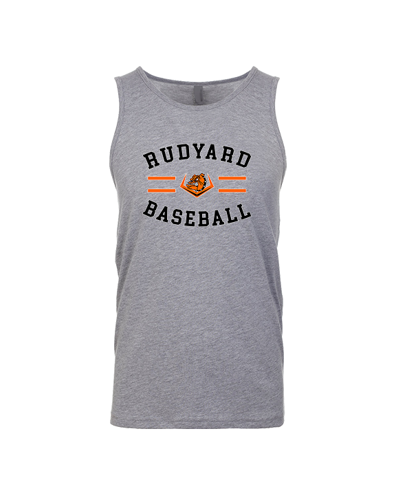 Rudyard HS Baseball Curve - Tank Top