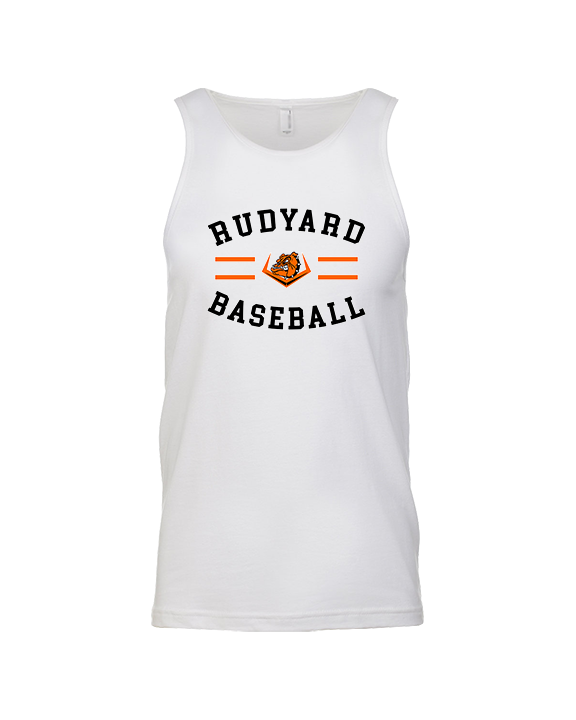 Rudyard HS Baseball Curve - Tank Top