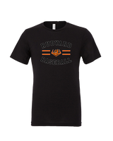 Rudyard HS Baseball Curve - Tri-Blend Shirt