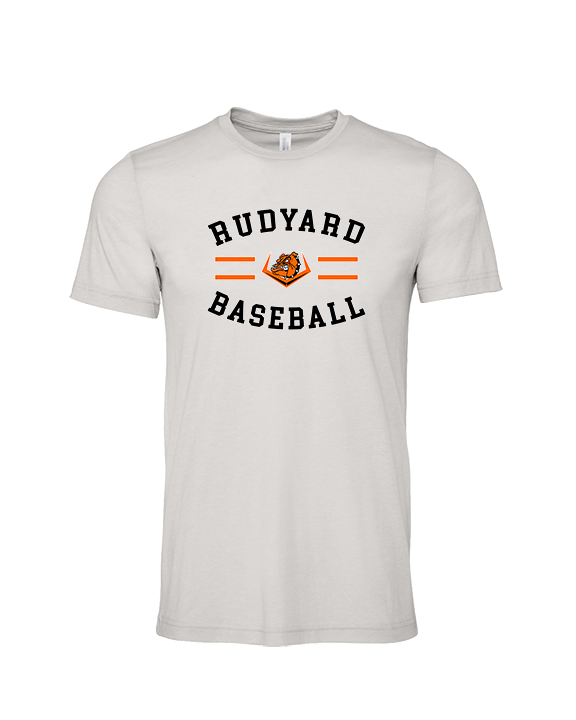 Rudyard HS Baseball Curve - Tri-Blend Shirt