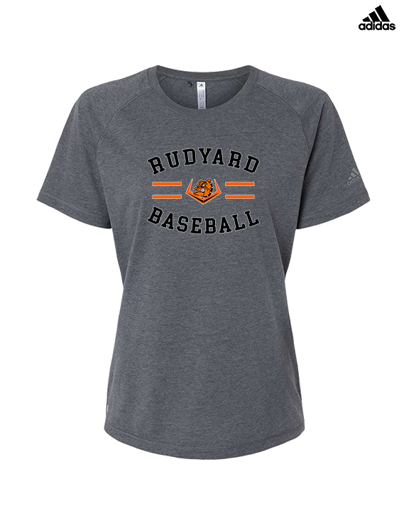 Rudyard HS Baseball Curve - Womens Adidas Performance Shirt