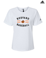 Rudyard HS Baseball Curve - Womens Adidas Performance Shirt