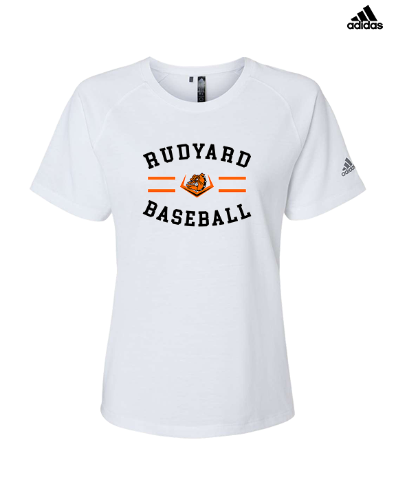 Rudyard HS Baseball Curve - Womens Adidas Performance Shirt